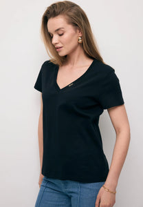 Klasyczny t-shirt czarny FOKIA