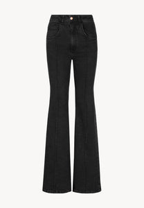 Spodnie jeansowe flare BELINNA czarne