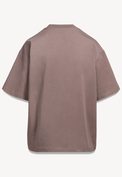 Brązowy T-shirt z kokardą BOWELLE