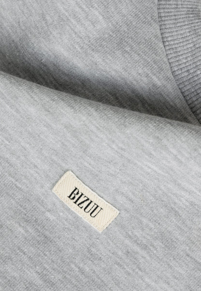 Szara bluza z logowaną metką COLLY
