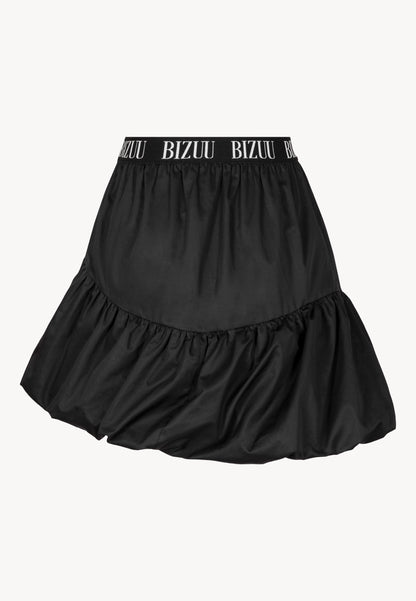 Czarna spódnica mini z logowaną gumą LILIBET