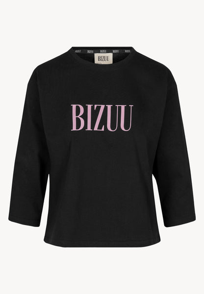 Czarna piżama z logo BIZUU