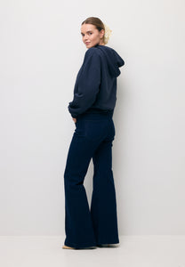 Niebieska bluza z kapturem z logo SAY