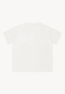 Kremowy t-shirt z haftem bizuu SEYA