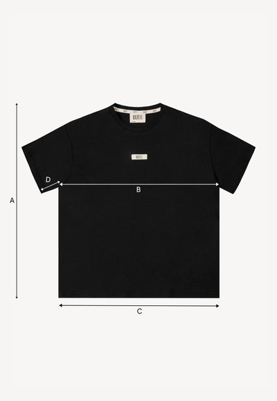 Bawełniany czarny T-shirt z logo TISHALLE