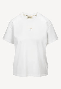 Biały T-shirt oversize TISHAL