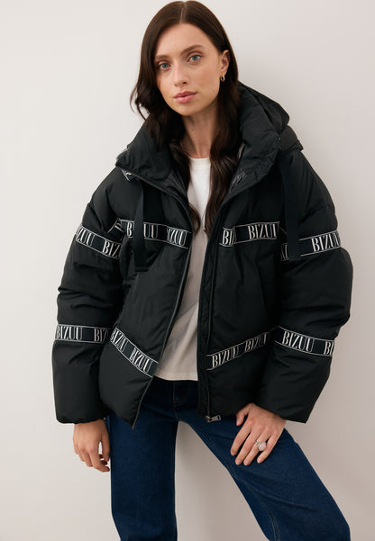 Czarna kurtka puchowa oversize TOKYO