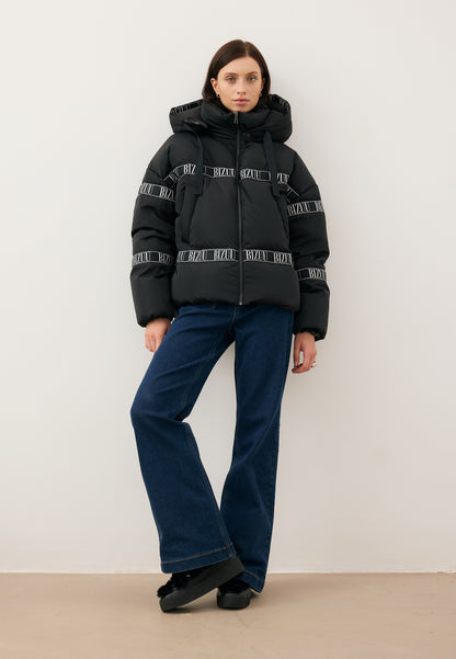 Czarna kurtka puchowa oversize TOKYO