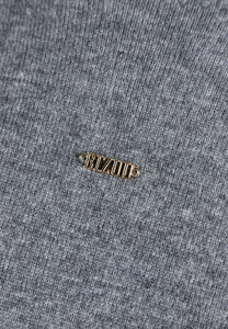 Szary wełniany sweter WOOLY