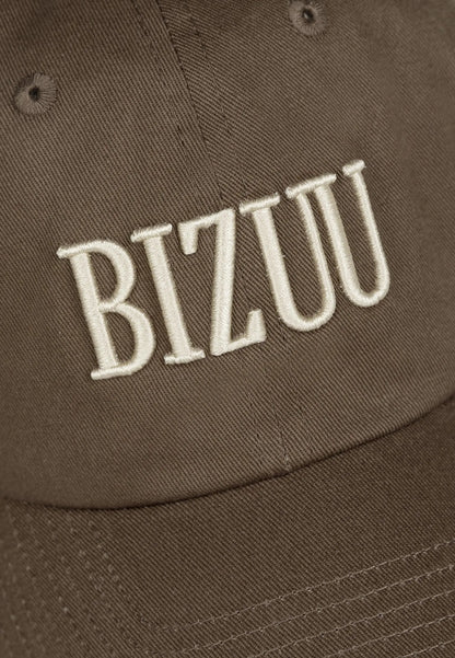 Brązowa czapka z daszkiem z logo ZANE