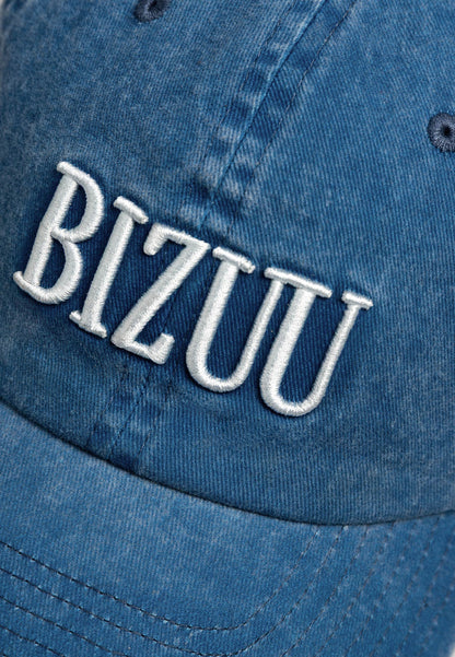 Niebieska czapka z daszkiem z logo ZANE